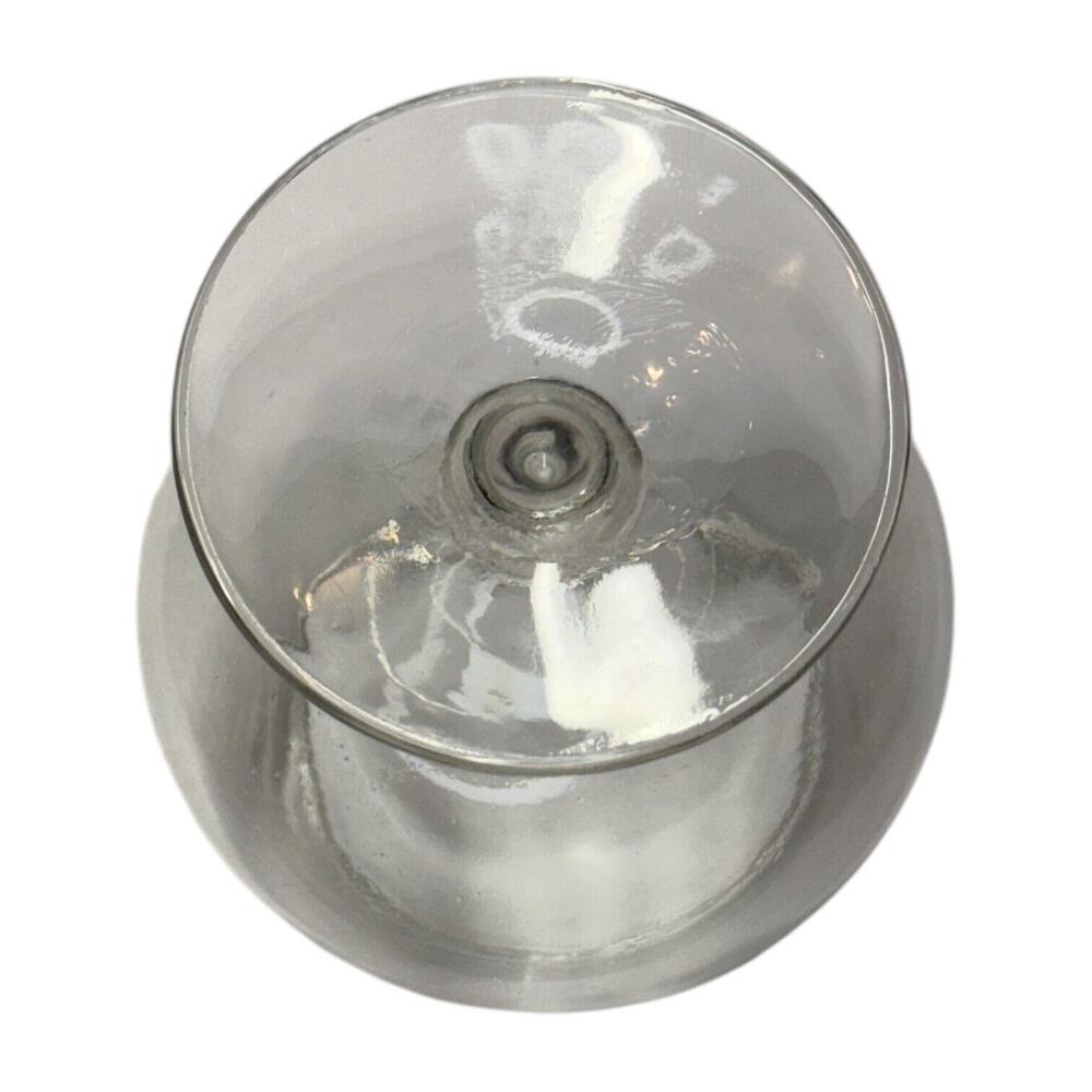 Vintage Clear Glass Cognac Brandy Snifter Goblet Barware Drinkware Collectible - Picture 5 of 6